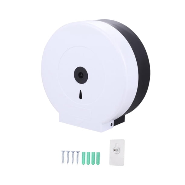 Portarrollos de papel higiénico, práctico dispensador de pañuelos, porta rollos de papel higiénico para el hogar, baños, centros comerciales blanco