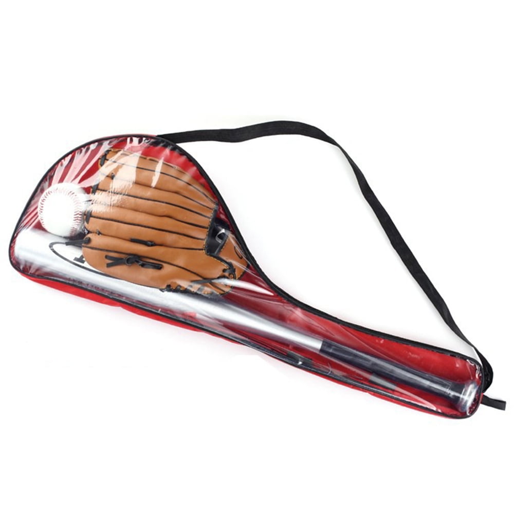 AREALER Baseball Balls Set Baseball Bat+Baseball+Baseball Gloves 25in Aluminum Alloy Baseball Bat 10.5in PVC Baseball Glove Baseball Kit for Youth Kids