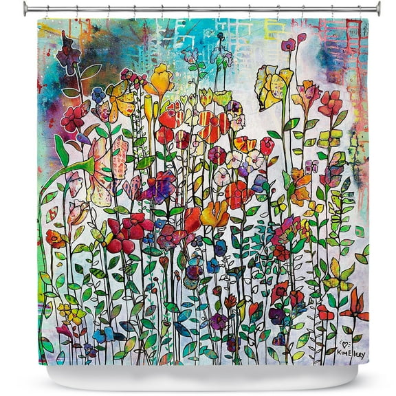 Shower Curtains 70" x 73" from DiaNoche Designs by Kim Ellery - With You