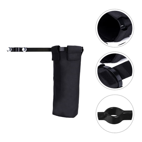 FOMIYES Metal Drum Mallets Holder with Oxford Cloth for Drumsticks 1Pack