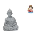 thumbnail image 1 of Estatua De Resina De Buda Mono Sun Wukong, Figura Coleccionable En Miniatura, Escultura, Adorno Para Hotel, Patio, Chimenea, Dormitorio, Armario, Regalo, 1 of 8