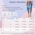 thumbnail image 7 of Zaldita Women's Leggings Pants Mermaid Fish Scale Printed Tights High Waist Strechy Yoga Running Green&Blue S, 7 of 7