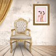 thumbnail image 3 of 1x Studio III 23x32 Gold Ornate Wood Framed with Double Matting Museum Art Print Titled - Cheers Peaches, 3 of 4