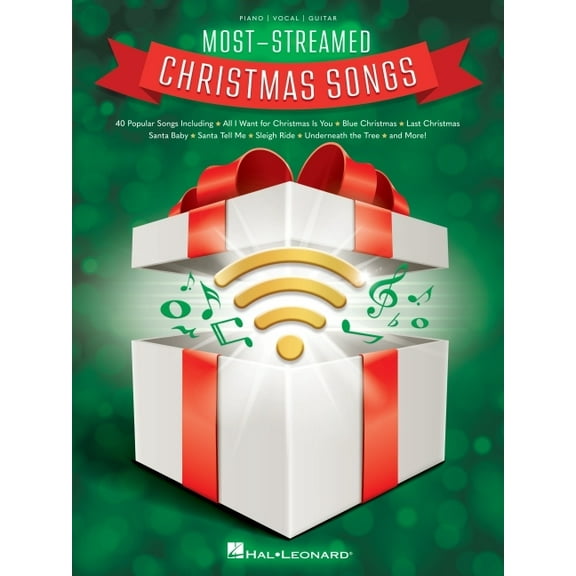 Most-Streamed Christmas Songs - 40 Popular Songs Arranged for Piano/Vocal/Guitar (Paperback) by Hal Leonard Publishing Corporation (Creator)