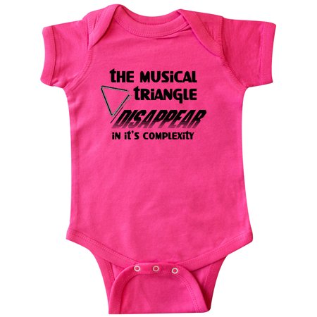 

Inktastic Musical Triangle Gift Baby Boy or Baby Girl Bodysuit