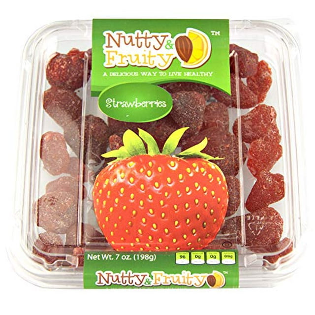 Nutty & Fruity Dried Fruit Your Choice of Peaches, Strawberries