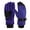 Purple, variant on Winter Skiing Gloves Anti-Slip Telefingers Gloves Warm Outdoor Sports Gloves Waterproof Elastic Gloves for Men and Women