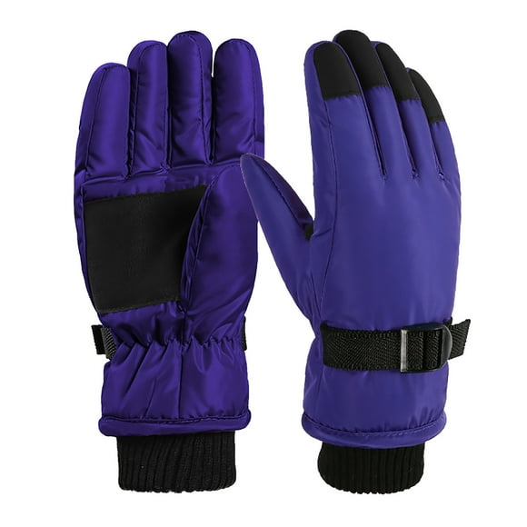 Gants à Motifs, Tricot Chaud Automne Hiver, Isolation au Toucher Doux, Style Mode, pour Femmes, Protection des Mains, Confort Douillet, Tenue Quotidienne, à Pois, YISHFHP, Violet