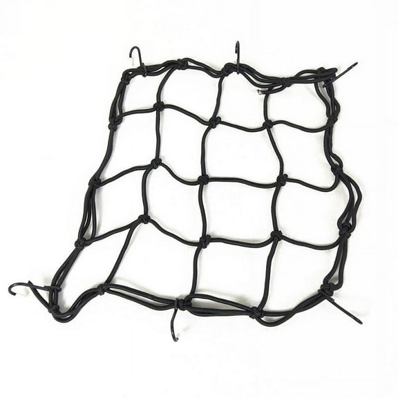 1pc Fuel Tank Net Mesh Motorcycle Tank Net 30*30CM Accessory Fuel Helmet Luggage Mesh Motorcycle Scooter Black