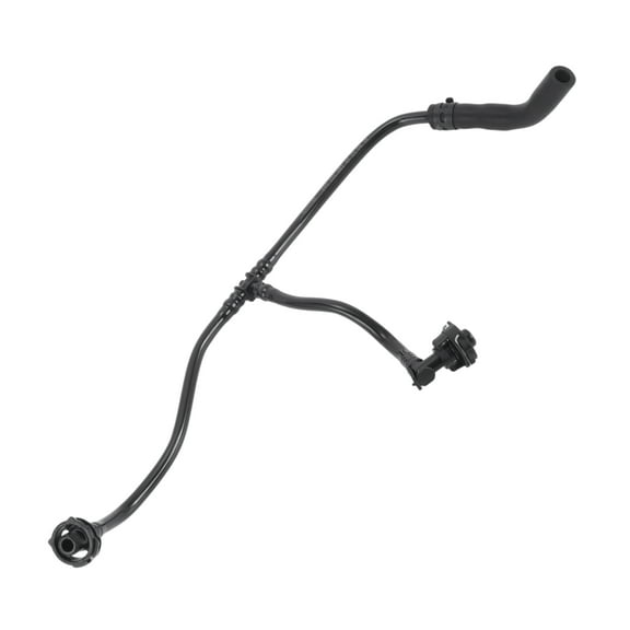 Unique Bargains Radiator Hose Heater Hose No.8W0121081AN for Audi A4 (2017-2020) Rubber Coolant Pipe Black 1 Pc