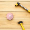 thumbnail image 1 of RUNROTOO Timbre De Pared Vintage Rosa Para Puerta Con Botón Empujador Metálico Y Función Cableada, 1 of 8