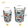 thumbnail image 3 of ZICANCN Laundry Basket Organizer, Spooky Pumpkin Poison Mushroom Collapsible Hamper for Bathroom Bedroom Laundry Room, Small Size, 3 of 7