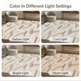 thumbnail image 7 of ODIKA 4'x6' Tan Beige Geometric Modern Design Washable Area Rug Abstract Curves and Lines for Elegant Decor Stain Resistant, Low Pile, Easy Care for Dorm Room, Small Living, 7 of 7