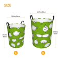 thumbnail image 3 of Balery Funny Sheep Doing Yoga Cesta de ropa redonda con asas, impermeable, independiente, para ropa, juguetes, dormitorio y familia-Small, 3 of 6