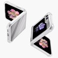 thumbnail image 3 of Compatible for Samsung Galaxy Z Flip 5 Case, Galaxy Z Flip 5 Clear Phone Case Cover with Four Corners Airbag Fall Prevention, Slim Thin Shockproof Protective Cases for Samsung Z Flip 5 (Silver), 3 of 12