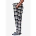 thumbnail image 3 of KingSize Men's Big & Tall Flannel Plaid Pajama Pants, 3 of 6