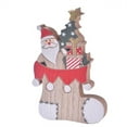 thumbnail image 2 of CuiLiyq Christmas Decorations Indoor, Cute Snowman Winter Tiered Tray Decor, Wooden Snowman Blocks Xmas Table Decoration, for Party Home Office Decoration, 2 of 2