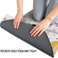 thumbnail image 3 of Ballet Princess Pattern Hot Yoga Mat Towel Non Slip for Hot Yoga - Quick-Drying Yoga Mat Cover with 4 Corner Pockets with Travel Bag - Hot Yoga Towel Non Slip 74"x26", 3 of 6
