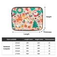 thumbnail image 4 of LNWH Gifts from Santa Green Pattern Laptop Sleeve, Notebook Computer Pocket Tablet Briefcase Carrying Bag, 17 inch Laptop Case, 4 of 8