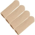 thumbnail image 6 of Casewin 4 Pieces Toe Tubes Sleeves, Toe Protectors, Toe Bandages with Fabric and Gel Gel Toe Protector for Women Prevent Bunions Hammertoes Callus Corn Blisters Finger (0.79 Inch Diameter), 6 of 8