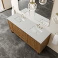 thumbnail image 7 of James Martin Vanities 545-V72-LNO-3LDL Laurent 72" Double Basin Poplar Wood Vanity Set -, 7 of 7