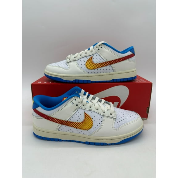 Nike Dunk Low Retro Men's size 7 Women's size 8.5 "Pop Art" Sail Blue HQ3613 133