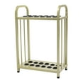 thumbnail image 6 of ToppiJoy  Adjustable Floor Stand Pool Stick Holder Double-Tier Vertical Pool Cue Racks for Bar, Billiard Room, Game Room, Club and Gym (Gold, 12 Holes), 6 of 22