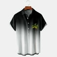 thumbnail image 3 of kpoplk Mens Hawaiian Shirts Button Shirts For Men In Prime Wardrobe Men's Hawaiian Shirts Button Up Beach Shirts Resort Casual Shirts Shirts For Men(L,White), 3 of 5