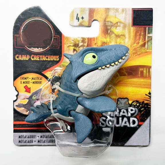 Jurassic Snap Squad Mosasaurus Camp Cretaceous Dinosaur Figure