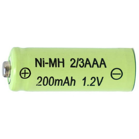 16-Pack 2/3 AAA NiMH Button Top Battery (200 mAh)