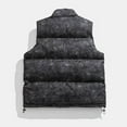 thumbnail image 3 of Oplxuo Men's Vintage Padded Puffer Vest Winter Warm Outdoor Thick Stand Collar Sleeveless Outerwear Jackets with Pockets, 3 of 3