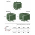 thumbnail image 2 of Green Retro Greek Key Toaster Cover 2 Slice, Small Kitchen Appliance Covers, Geometric Greece Ancient Rustic Toaster Oven Cover with Loop, Bread Machine Cover Polyester Dust Cover Protection, 2 of 4