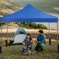 thumbnail image 4 of GIANNA 10x10 FT Pop Up Canopy Tent with Slant Legs and Carrying Bag, Easy Setup Outdoor Shelter for Patio, Garden, Beach, Blue, 4 of 6
