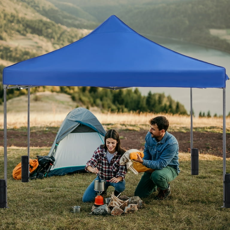 GIANNA 10x10 FT Pop Up Canopy Tent with Slant Legs and Carrying