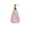 Pink, variant on syligr Christmas Tree Ceramic Soap Dispenser for Bathroom Kitchen, Decorative Pump Bottle with Gold Dots for Home Indoor, Mini Tree Ornament for Holiday Party Gift, 25oz