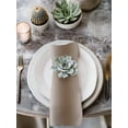 thumbnail image 3 of Cloth Napkins Set of 2 - 20x20 Inches, Brown White Ombre Washable Reusable Table Napkins, Vintage Minimalist Country Gradient Soft & Absortbent Dining Napkin for Party Wedding Hotel Restaurant, 3 of 8