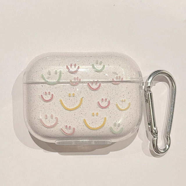Étui d'Écouteurs en Forme de Cœur Adorable pour AirPods 1 2 3 Pro 1 2, Étui Transparent en TPU, AirPods 1 2 3, Boîtier de Chargement d'Écouteurs Bluetooth 3 pour AirPods Pro 2