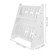 thumbnail image 2 of Luxshiny White Multi Phone Rack Stand for Desk with 2 Tier Layout for Efficient Mobile Device Management, 2 of 8
