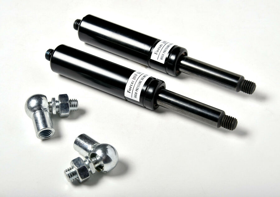 2 Lambo Door Gas Shocks M12 1000 LBS 7 1/4 Long Vertical Door Shock