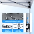 thumbnail image 5 of CHITOOMA 10 x 10ft Pop up Canopy Tent, Instant Outdoor Shelter Easy Portable Straight Leg Canopy Tent, Dark Gray, 5 of 12