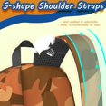 thumbnail image 5 of 17 Inch Lightweight Backpack,PVC Waterproof Oxford Fabric, Ergonomically Designed, with Large Capacity, Camouflage Print, 5 of 5