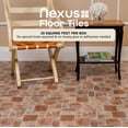 thumbnail image 2 of NEXUS Brick Pavers 12 Inch x 12 Inch Self Adhesive Vinyl Floor Tile #332 - 20 Tiles, 2 of 4