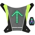 thumbnail image 1 of Chaleco ciclista Mochila con chaleco reflectante recargable USB con luz de señal de giro LED Control Tomshoo Chaleco ciclista, 1 of 7