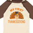 thumbnail image 4 of Inktastic Cute Turkey My 1st Thanksgiving Boys or Girls Long Sleeve Baby Bodysuit, 4 of 5