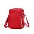 thumbnail image 1 of Bolso de hombro informal para teléfono móvil para mujer, ligero, tipo bandolera, de nailon, de gran capacidad, 1 of 6