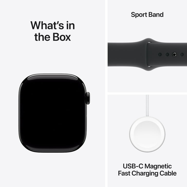 Buy Apple Watch Series 10 GPS, 46mm Jet Black Aluminum Case