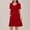Red, variant on pstuiky Pregnancy Dress, Women Fashion Casual Comfort Solid Color Button Pregnant Short Sleeve V-Neck Dress Maxi Dress Maternity Clothes