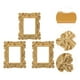 thumbnail image 4 of KAKOWELY 3 piezas de accesorios para marcos de fotos, marcos decorativos de resina, marcos de fotos retro, decoración del hogar, 4 of 5