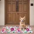 thumbnail image 4 of Pioneer Flower Floral Print Pattern Door Rugs,Washable Non Slip Door Mats Indoor,Decorative Door Mats,Entry Mat Indoor for Entrance,Bedroom,Kitchen,Bathroom,16"x47", 4 of 6