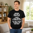 thumbnail image 3 of Funny Sarcastic Graphic Tee Arguing With Me Is Pointless Unisex Cotton T-Shirt, Humor Gift, 3 of 9